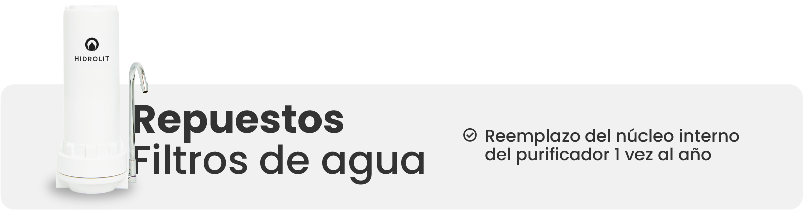 banner filtros de agua