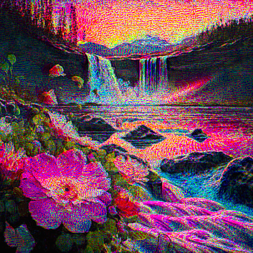 another waterfall type piece