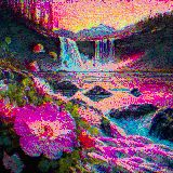 another waterfall type piece