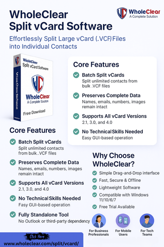  Split Large vCard (.VCF) Files Effortlessly – WholeClear Software Infographic (1).png