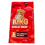 Blunt King Blunt Sabor Morango Pack C 5 Folhas