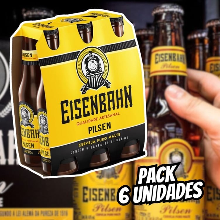 Pack de Eisenbahn Pilsen Ln 355ml 6 Unidades