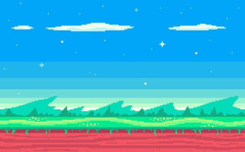 cute meadow area with clouds stars and mountains.jpg