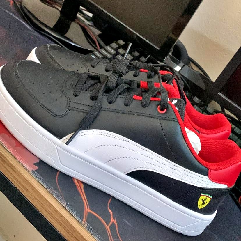 PUMA Tênis masculino Scuderia Ferrari Caven 2.0