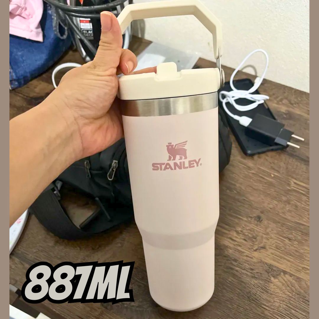 Garrafa Térmica Tumbler Flip Straw 887 Ml Stanley
