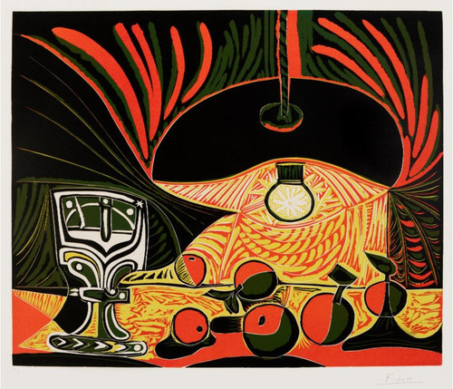 pablo picasso nature morte au verre sous la lampe.jpg