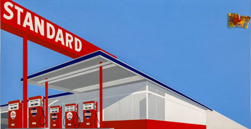 ed ruscha standard station, tencent western being torn in half.jpg