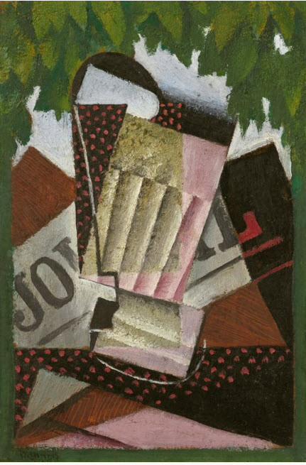 juan gris verre, journal et feuillage.jpg