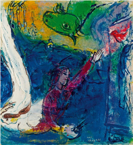 marc chagall autoportrait a l'ane vert ou variante de l'ame de la ville.jpg