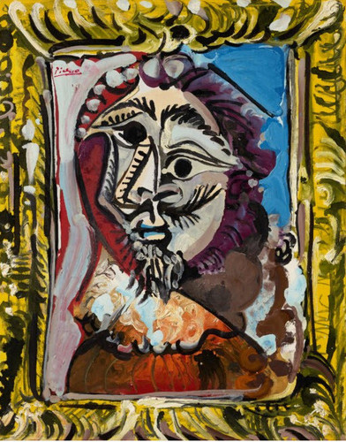 pablo picasso buste d’homme dans un cadre.jpg