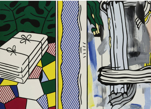 roy lichtenstein Two Paintings Folded Sheets.jpg