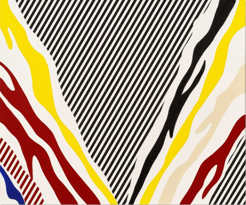 roy lichtenstein Unfurled (After Morris Louis).jpg