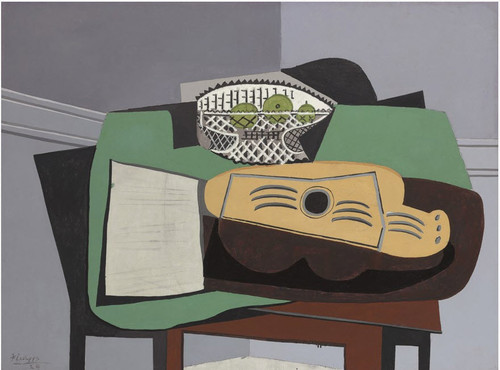 pablo picasso partition, guitare, compotier.jpg