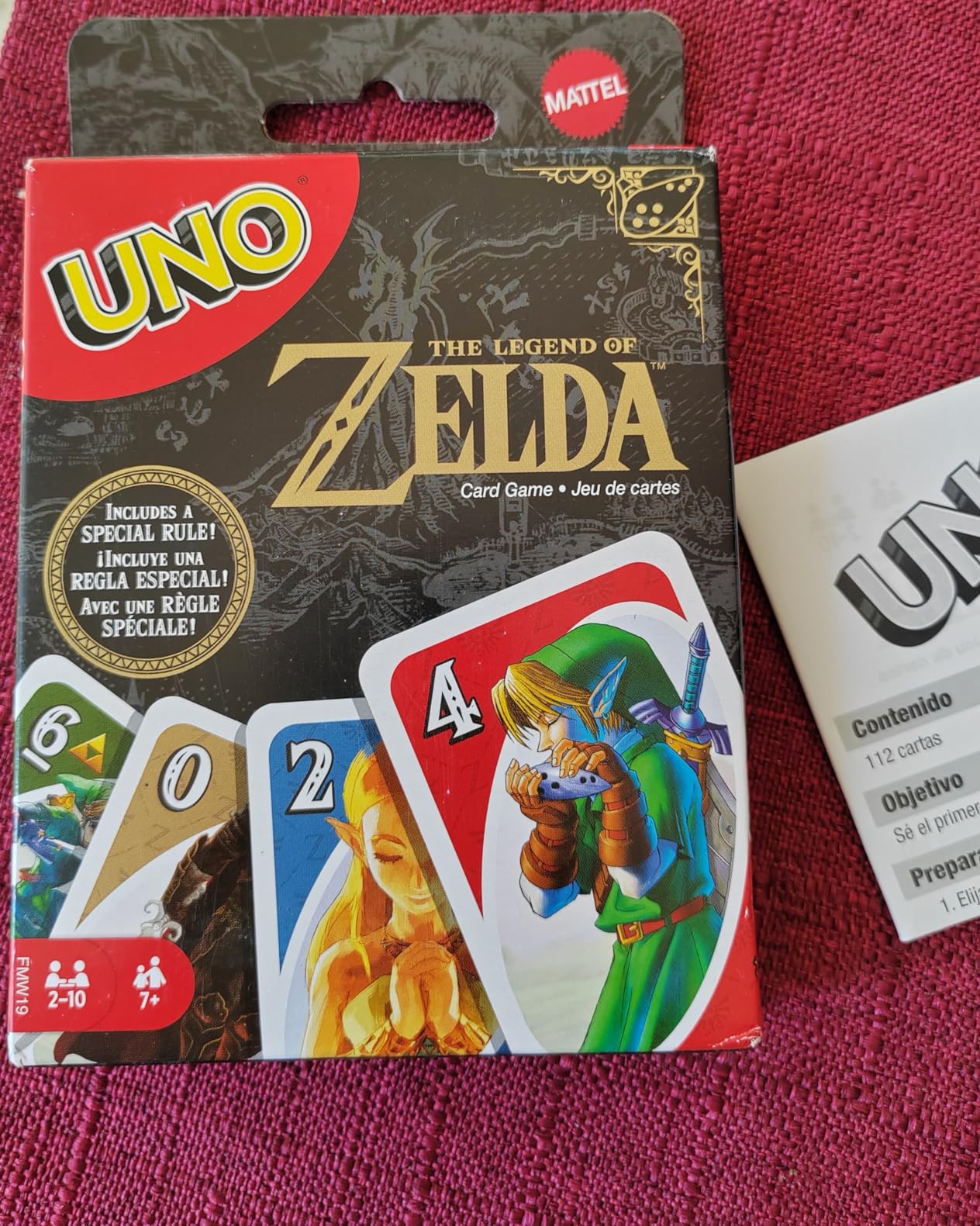 Mattel Games UNO The Legend of Zelda Card Game for Family Night with Graphics from The Legend of Zelda & Special Rule Mattel Games UNO The Legend of Zelda Card Game for Family Night with Graphics from The Legend of Zelda & Special Rule