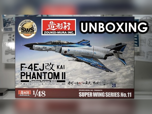 Zoukei-Mura F-4EJ Kai Phantom II Phantom Forever 1/48 Super Wing Series Model Kit Unboxing Zoukei-Mura F-4EJ Kai Phantom II Phantom Forever 1/48 Super Wing Series Model Kit Unboxing