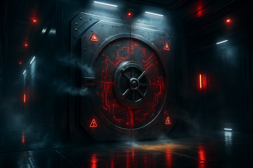 20250817 2009 Futuristic Vault Door simple compose 01k2wkgknxf4fvng8x18t9as3c.png