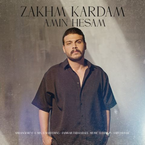 دانلود آهنگ امین حسام به نام زخم کردم