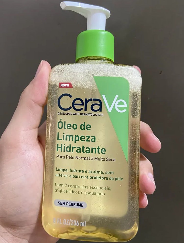 CeraVe Oléo de Limpeza Hidratante Para Pele Normal E Muito Seca 236 ml