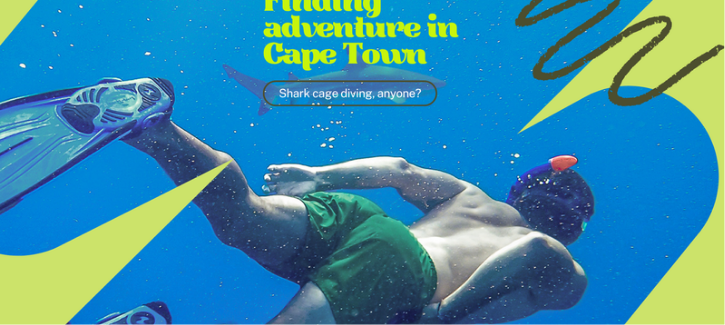Shark cage diving experience