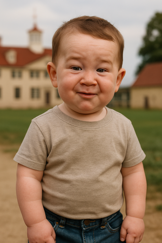 20250617 2103 Toddler Comedian Portrait simple compose 01jy0k8akzfgfa7sq09cp7wf5q.png