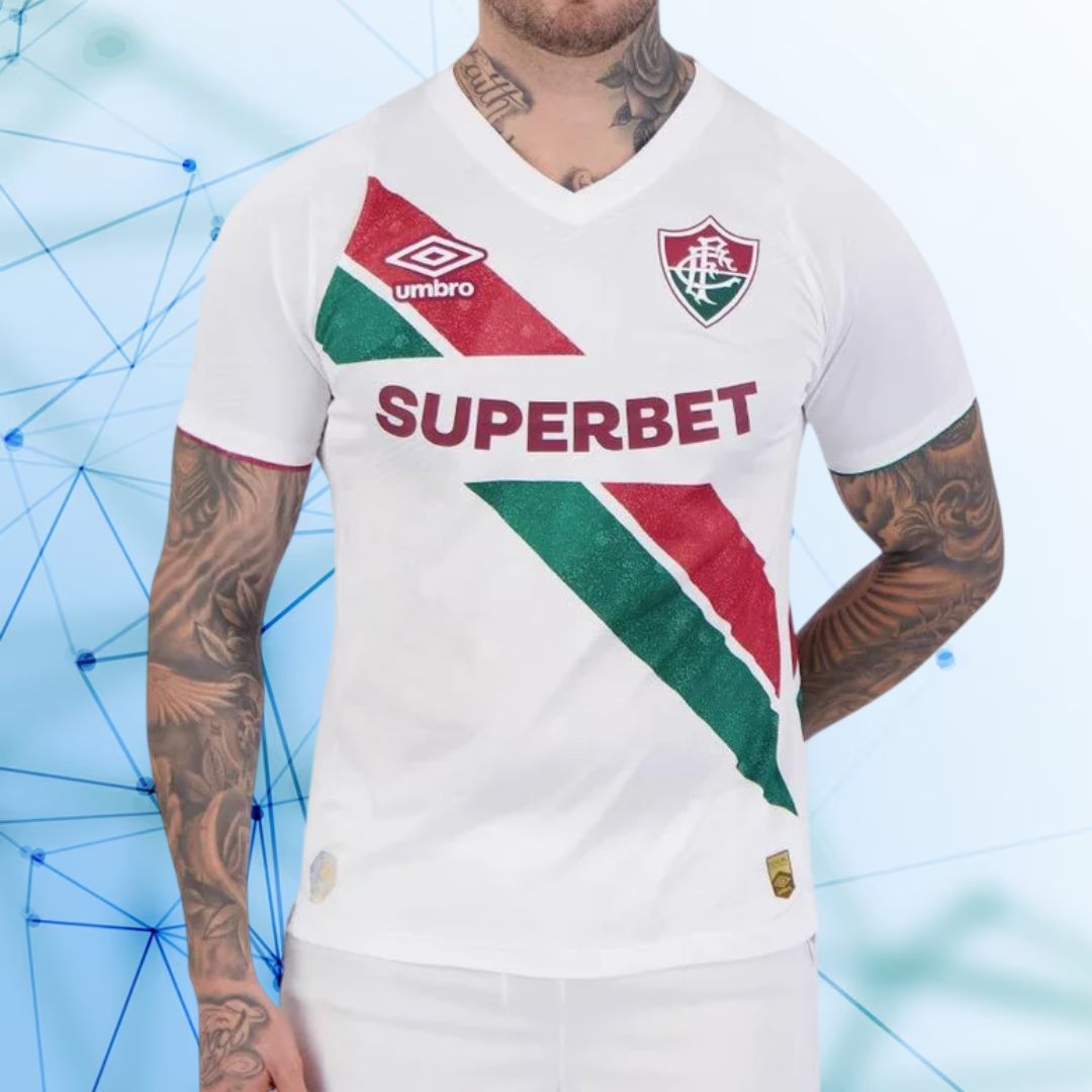 Camisa Fluminense II 24/25 s/n°Jogador Umbro Masculina – Vermelho Escuro