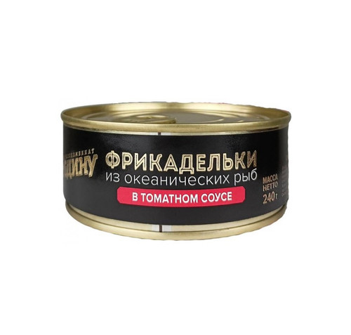 4605463002989 ФРИКАДЕЛЬКИ ИЗ ФАРША ОКЕАН. ПОРОД РЫБ В ТОМАТНОМ СОУСЕ КЛЮЧ 240 Г.jpg