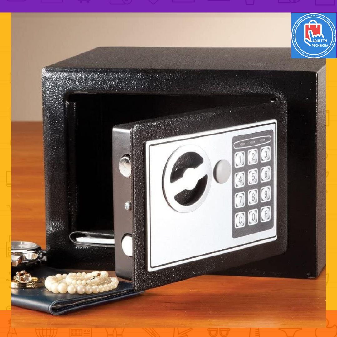 Cofre Digital de Parede com Senha – Nell AM17E