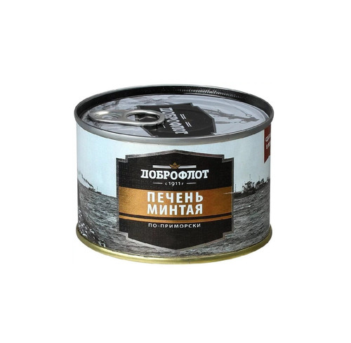 4680009030565 Печень Минтая Доброфлот По Приморски 220 Г ЖБан. .jpg