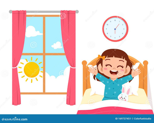happy cute little kid girl wake up 169737451.jpg