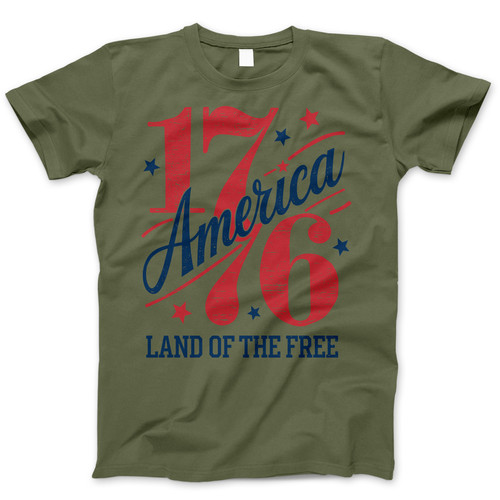 Photograph of four blank t-shirts greys beige and army green. Clipping path included. Ready for your.jpg