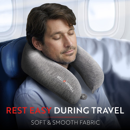 BH1385 Memory Foam Travel Pillow (Gray) AMZ 06.jpg