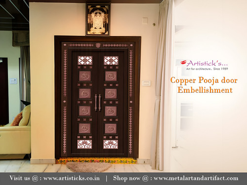 brass pooja room door mandapam artisticks.jpg