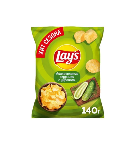 4690388117870 Чипсы lays малосольные огурчики с укропом 140 г пак..jpg
