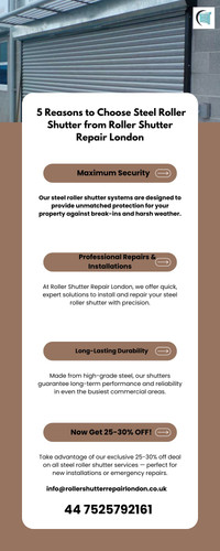5 Reasons to Choose Steel Roller Shutter from Roller Shutter Repair London.jpg
