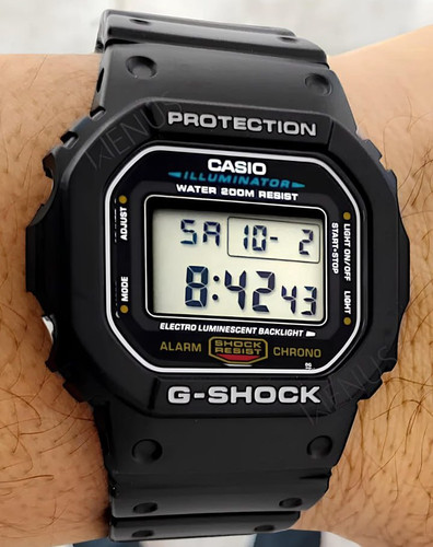 Relógio Masculino Casio G shock DW 5600UE Fundo Positivo Digital Prova D´Agua 200 metros cor preto.jpg