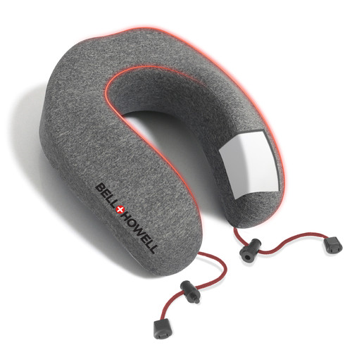 BH11176 Memory Foam Travel Neck Pillow (Gray) AMZ 02.jpg