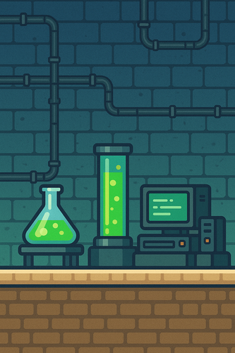 Pixelated Retro Lab Experiment.png