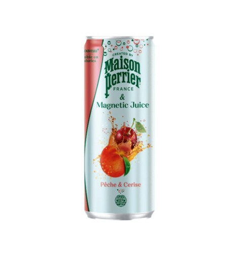 8445291047655 ВОДА PERRIER MAISON PEACH CHERRY ГАЗ. 0,25 Л ЖБАН.jpg