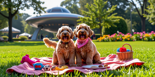  A joyous scene featuring two plump labradoodles Bella and Big Belly Bob on a delightful date Contex.jpg