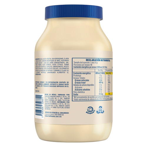 2. Hellmanns Clasica 980g Dorso.jpg