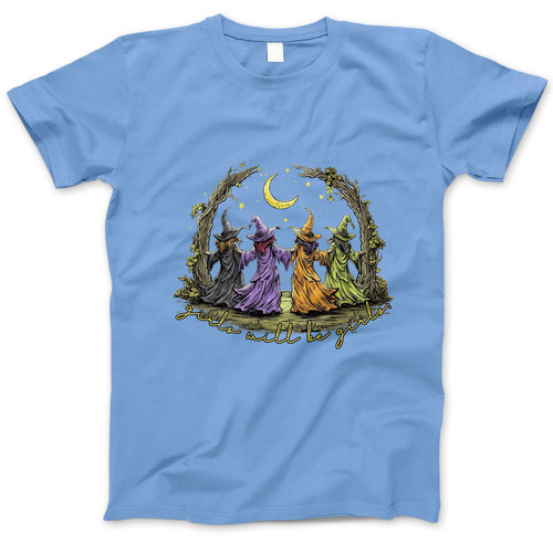 Photograph of four blank t-shirts greys beige and army green. Clipping path included. Ready for your.jpg