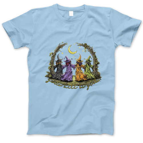 Photograph of four blank t-shirts greys beige and army green. Clipping path included. Ready for your.jpg