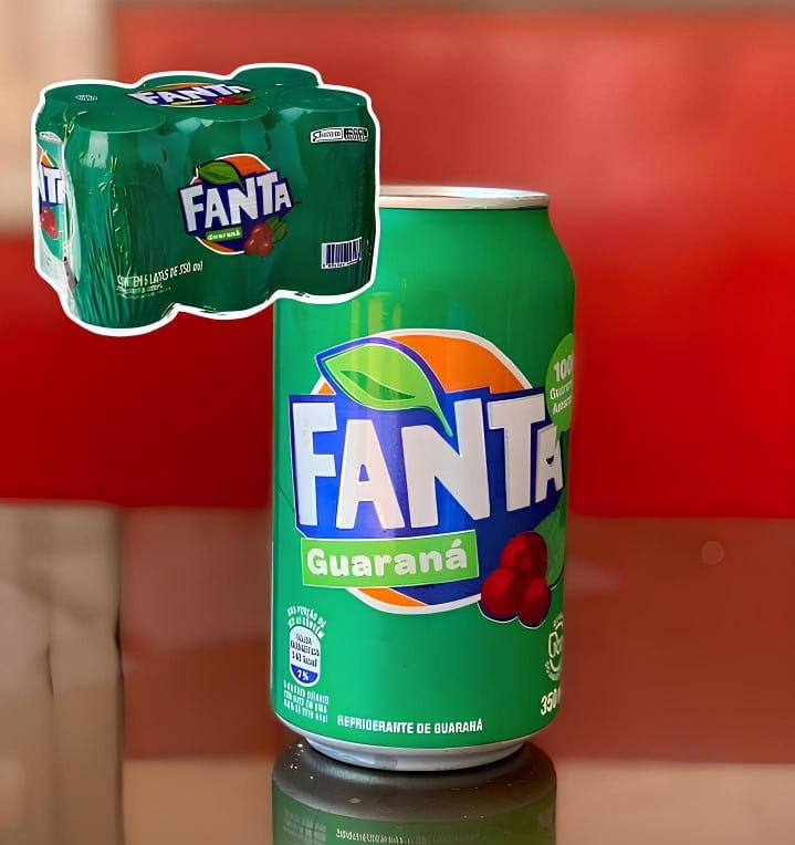 Pack de Fanta Guaraná 350ml 6 unidades