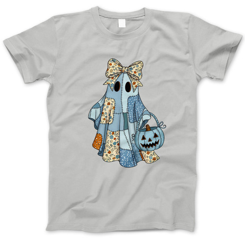 Photograph of four blank t-shirts greys beige and army green. Clipping path included. Ready for your.jpg