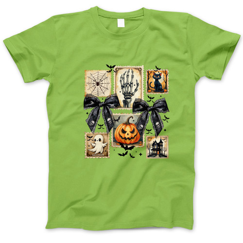 Photograph of four blank t-shirts greys beige and army green. Clipping path included. Ready for your.jpg