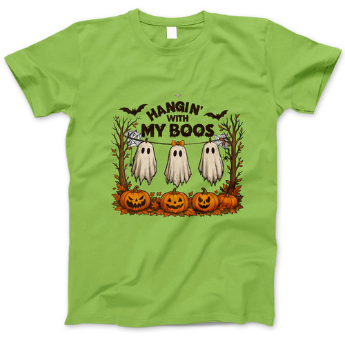 Photograph of four blank t-shirts greys beige and army green. Clipping path included. Ready for your.jpg