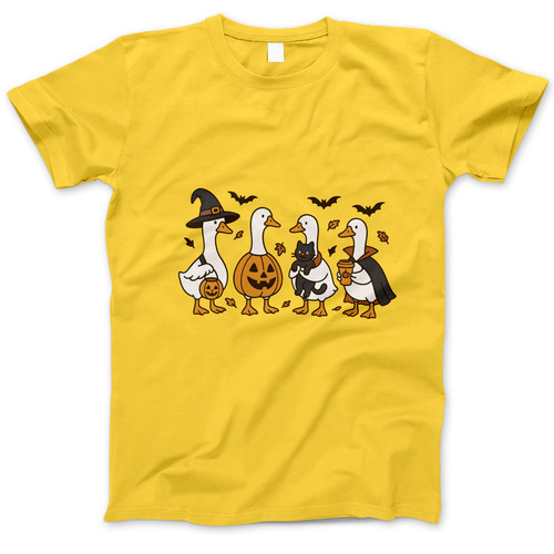 Photograph of four blank t-shirts greys beige and army green. Clipping path included. Ready for your.jpg