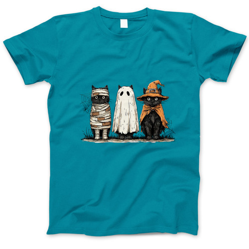 Photograph of four blank t-shirts greys beige and army green. Clipping path included. Ready for your.jpg