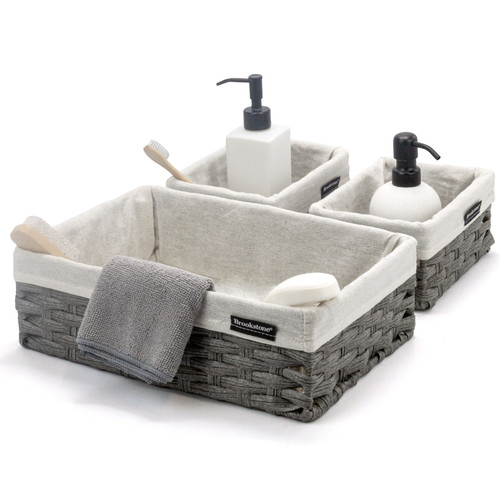 BKH1695 3 Pack Woven Storage Basket (Gray) 4.jpg