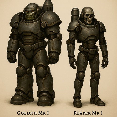 Goliath and Reaper Mk I Armored Warriors.png